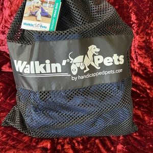 Walkin' Pets Black Mesh Bag size Large